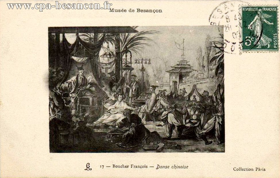Musée de Besançon - 17 - Boucher François - Danse chinoise